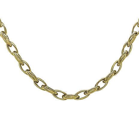 9K Yellow Gold  Chain (Size - 18),  Gold Wt. 13.5 Gms