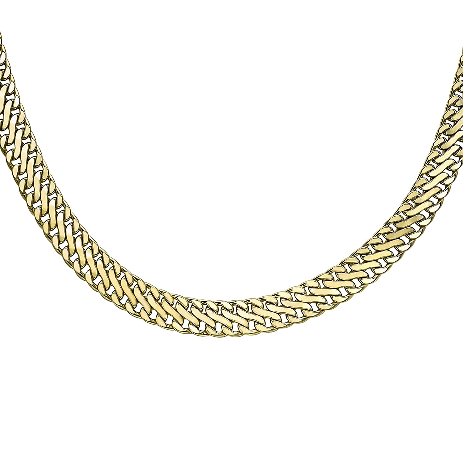 9K Yellow Gold  Chain (Size - 17),  Gold Wt. 16.2 Gms