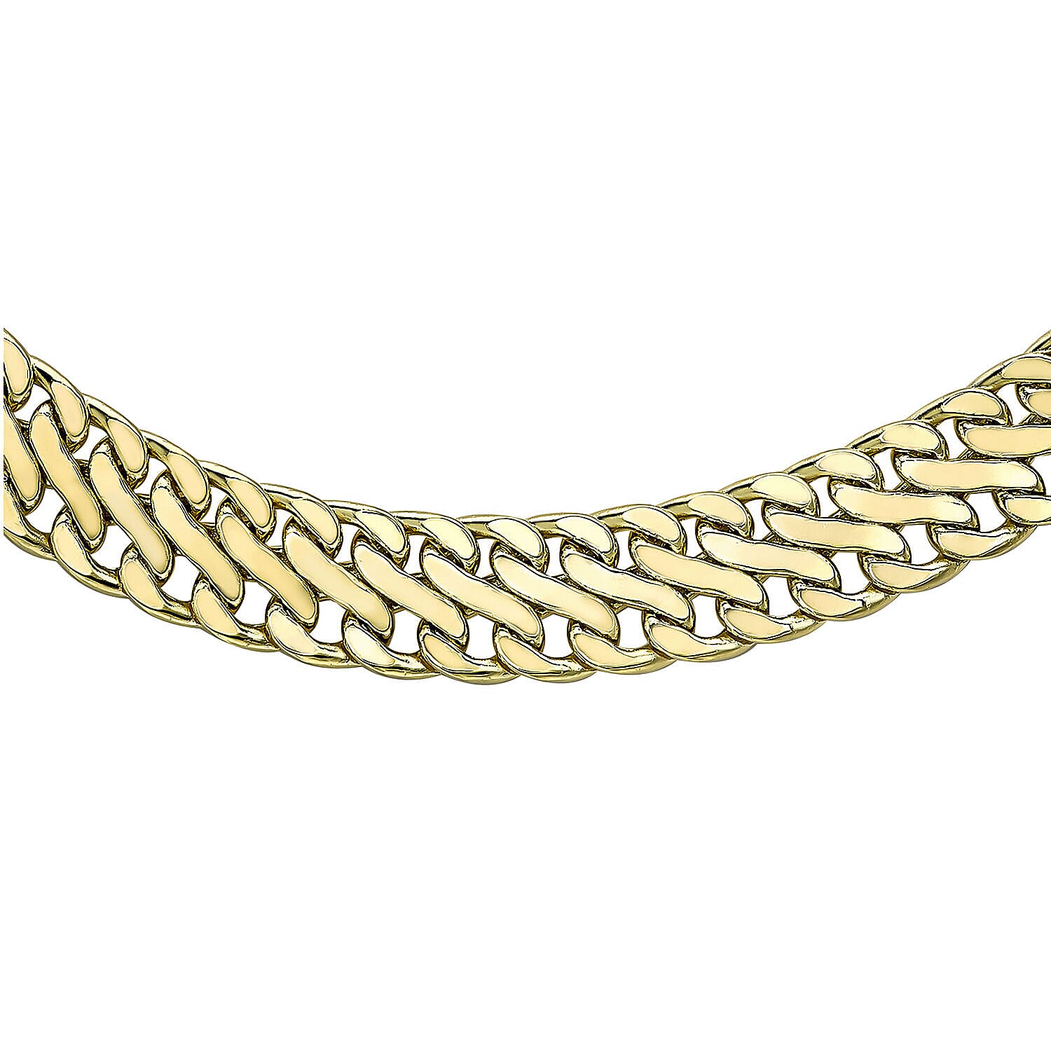 9K Yellow Gold  Chain (Size - 17),  Gold Wt. 16.2 Gms