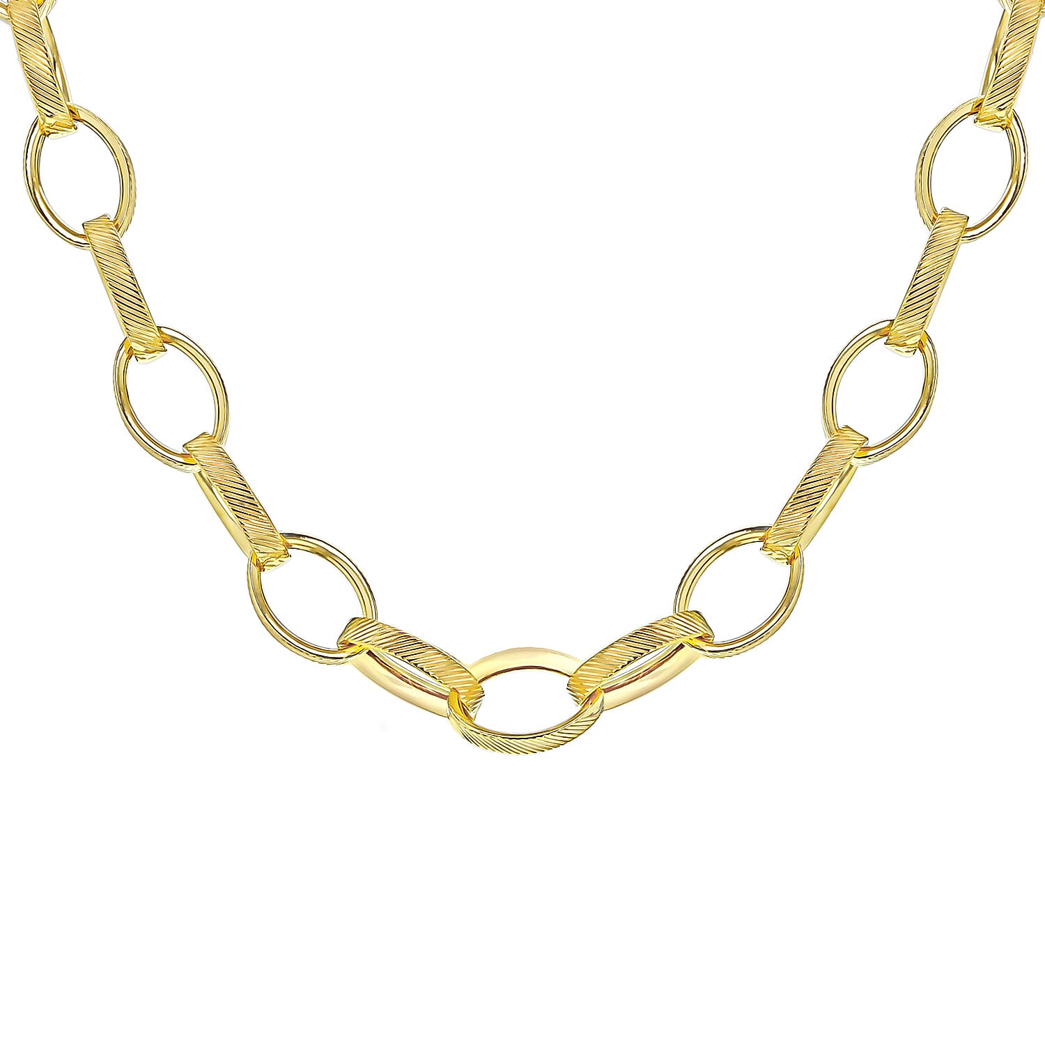 9K Yellow Gold  Chain (Size - 18),  Gold Wt. 11.6 Gms