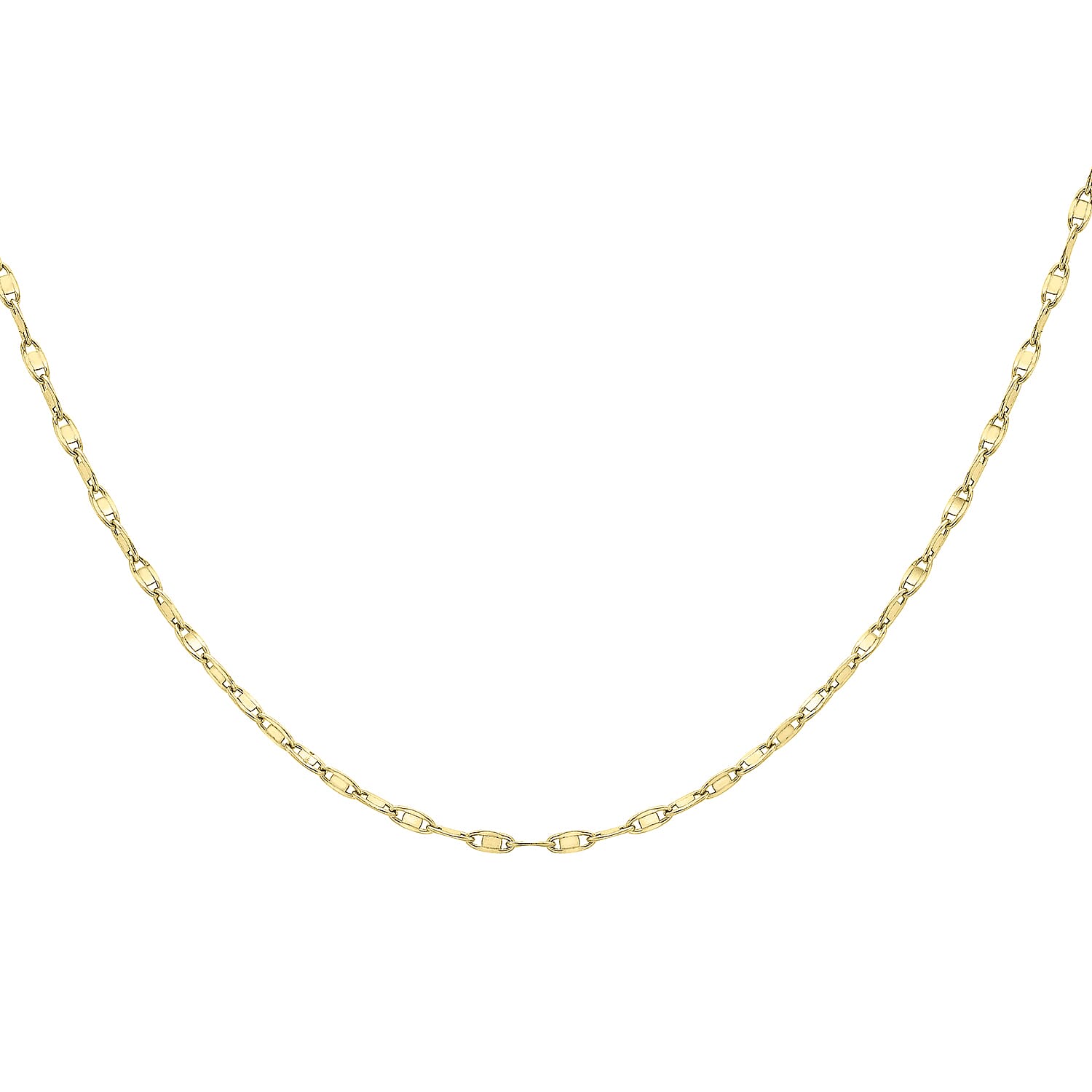 9K Yellow Gold  Chain (Size - 20),  Gold Wt. 3.2 Gms