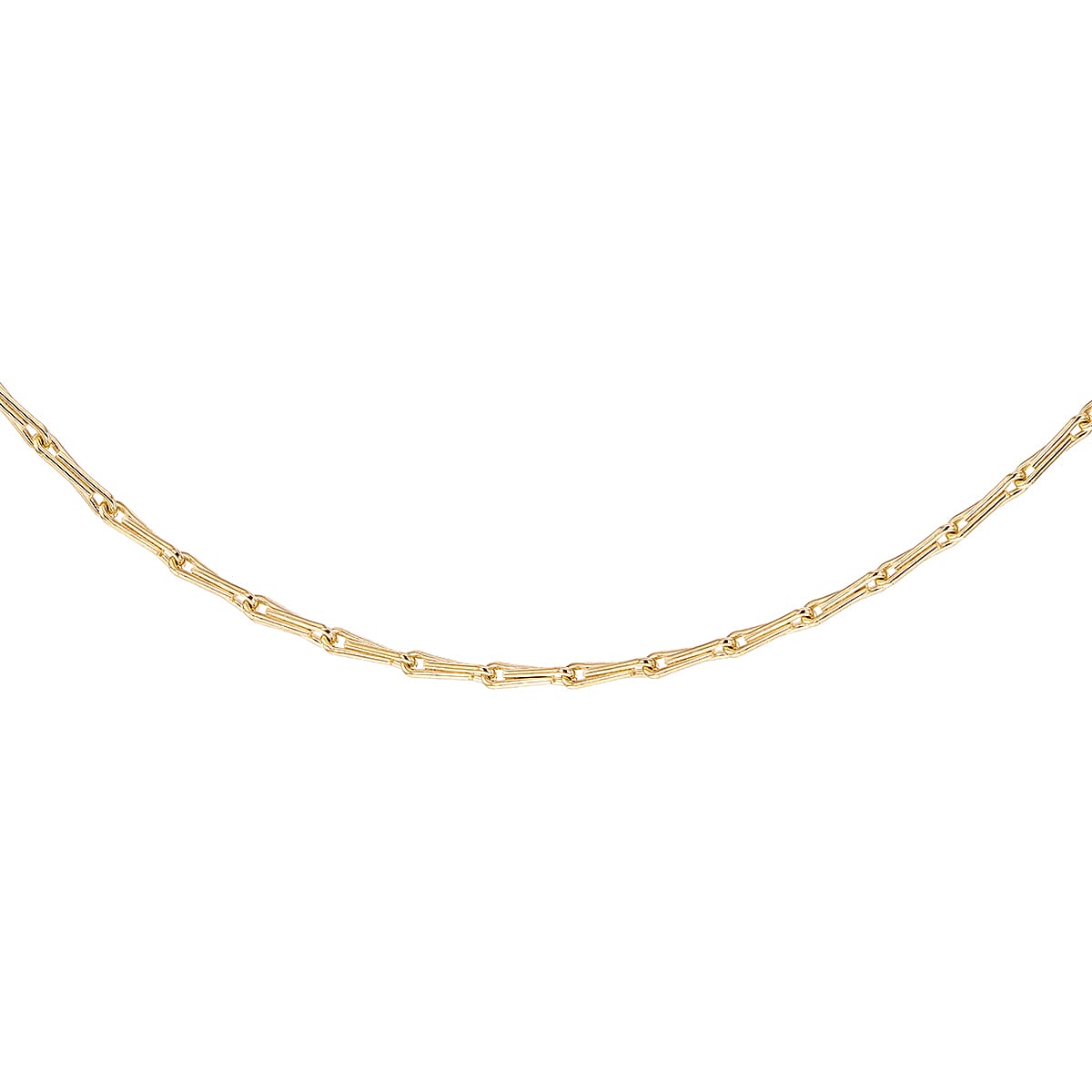 9K Yellow Gold  Chain (Size - 16),  Gold Wt. 1.3 Gms