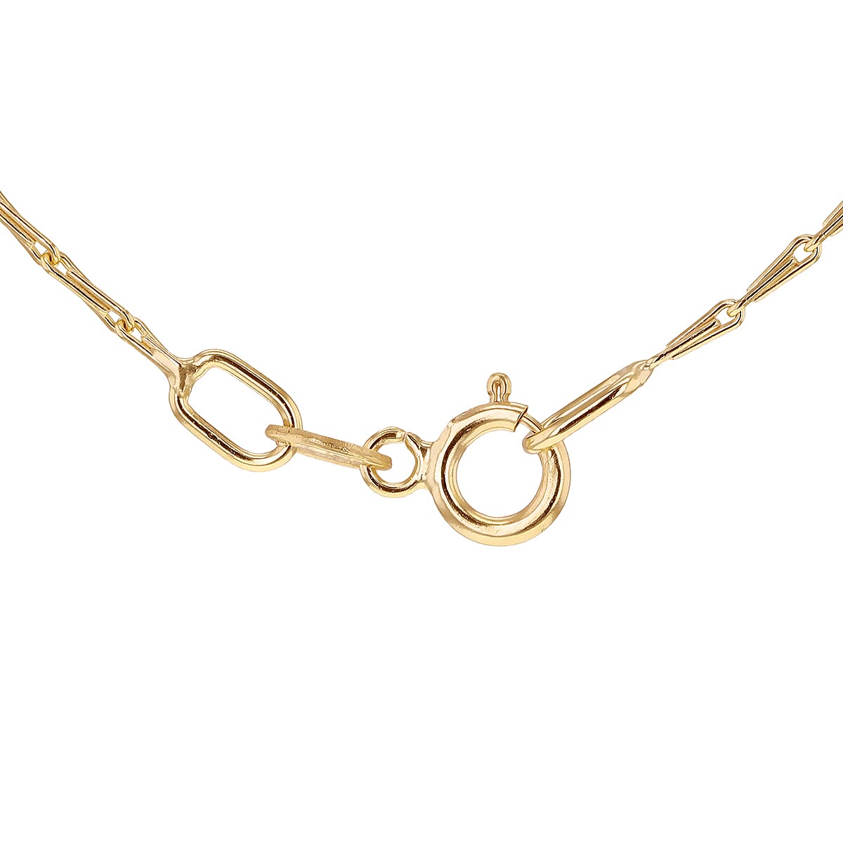 9K Yellow Gold  Chain (Size - 16),  Gold Wt. 1.3 Gms