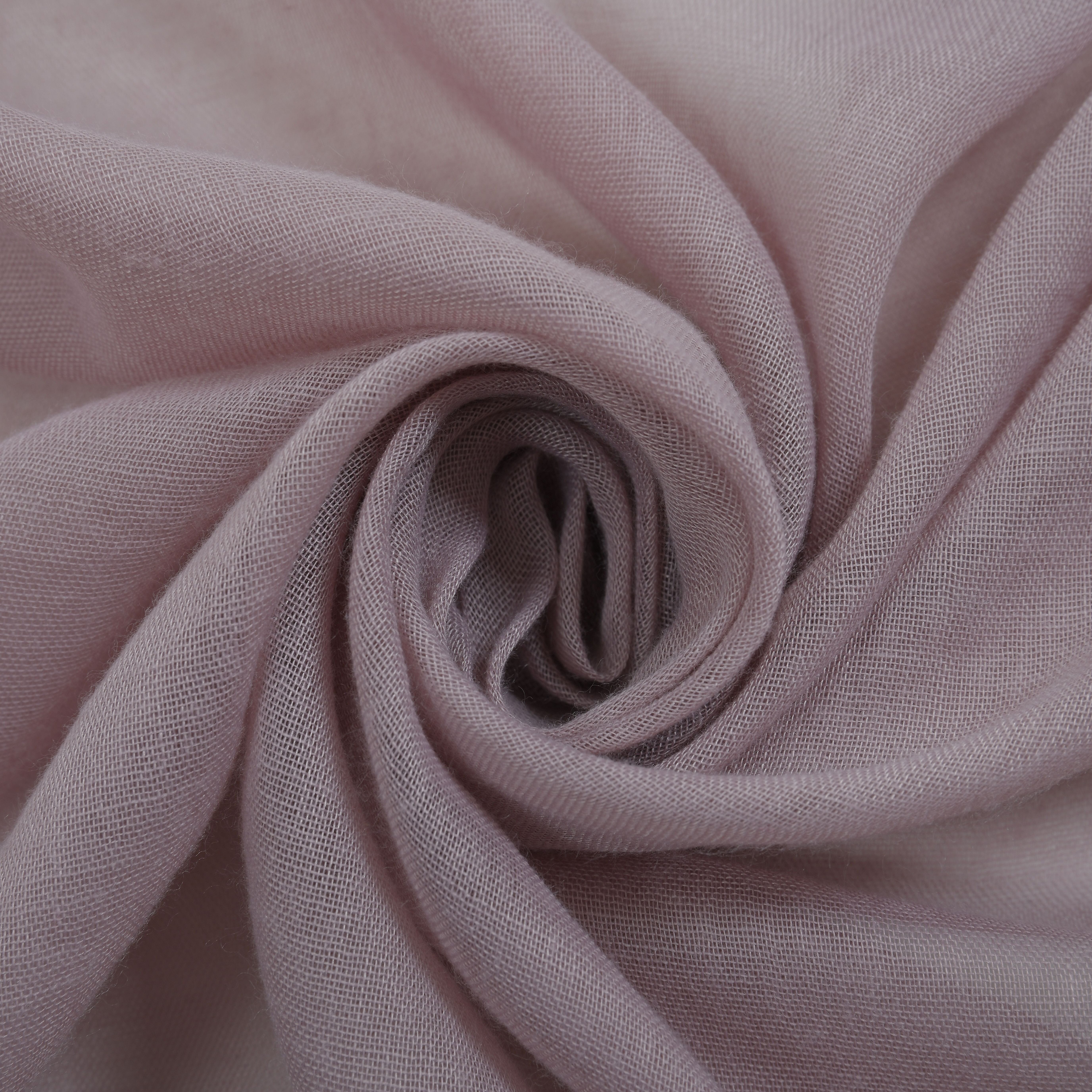 Tamsy Floral Embroidery Scarf (Size 180x68 Cm) - Pink