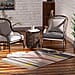 TJC Stripe Pattern Rugs with Tassel Multipurpose Carpet - Multi