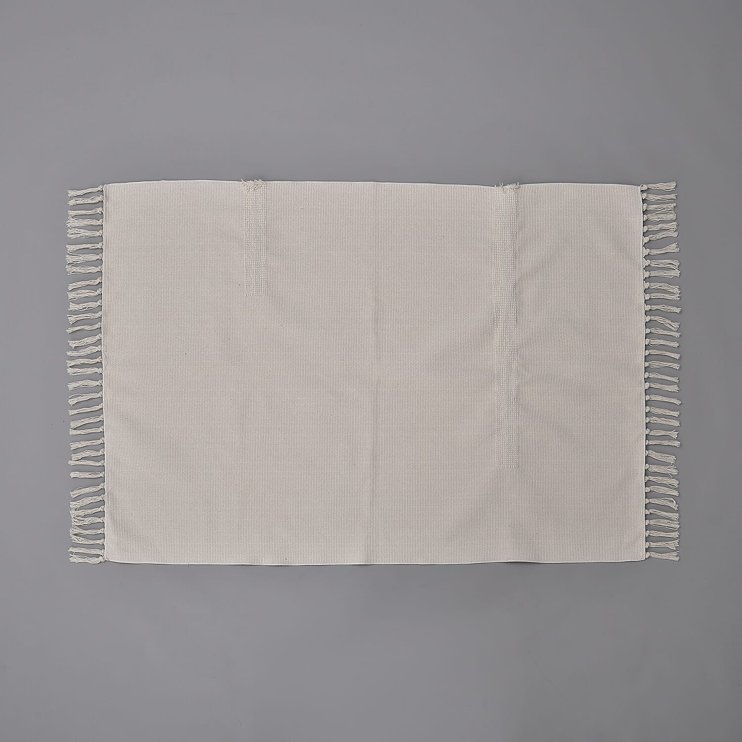 TJC Stripe Pattern Rugs with Tassel Multipurpose Carpet - Multi