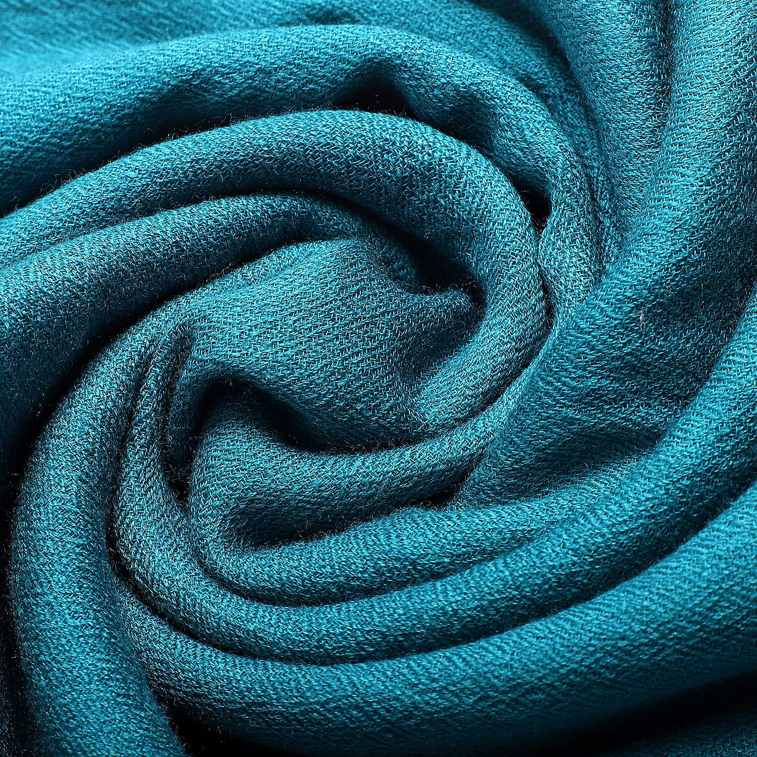 La Marey 100% Cashmere Solid Scarf (Size 198x71 cm) - Mist