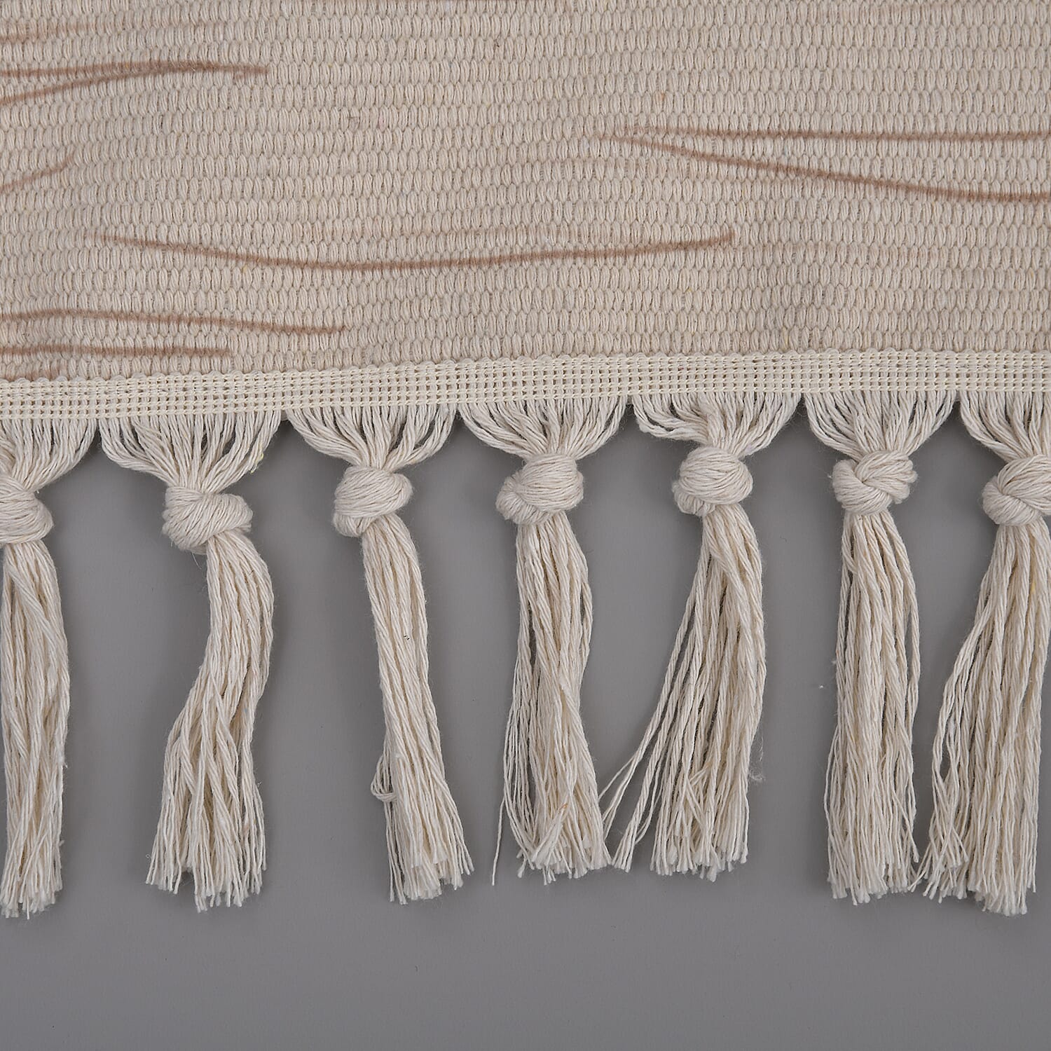 Today Surprising Deal of the Month - Rugs with Tassel Multipurpose Carpet (Size 175x116 Cm) -  Beige - Green