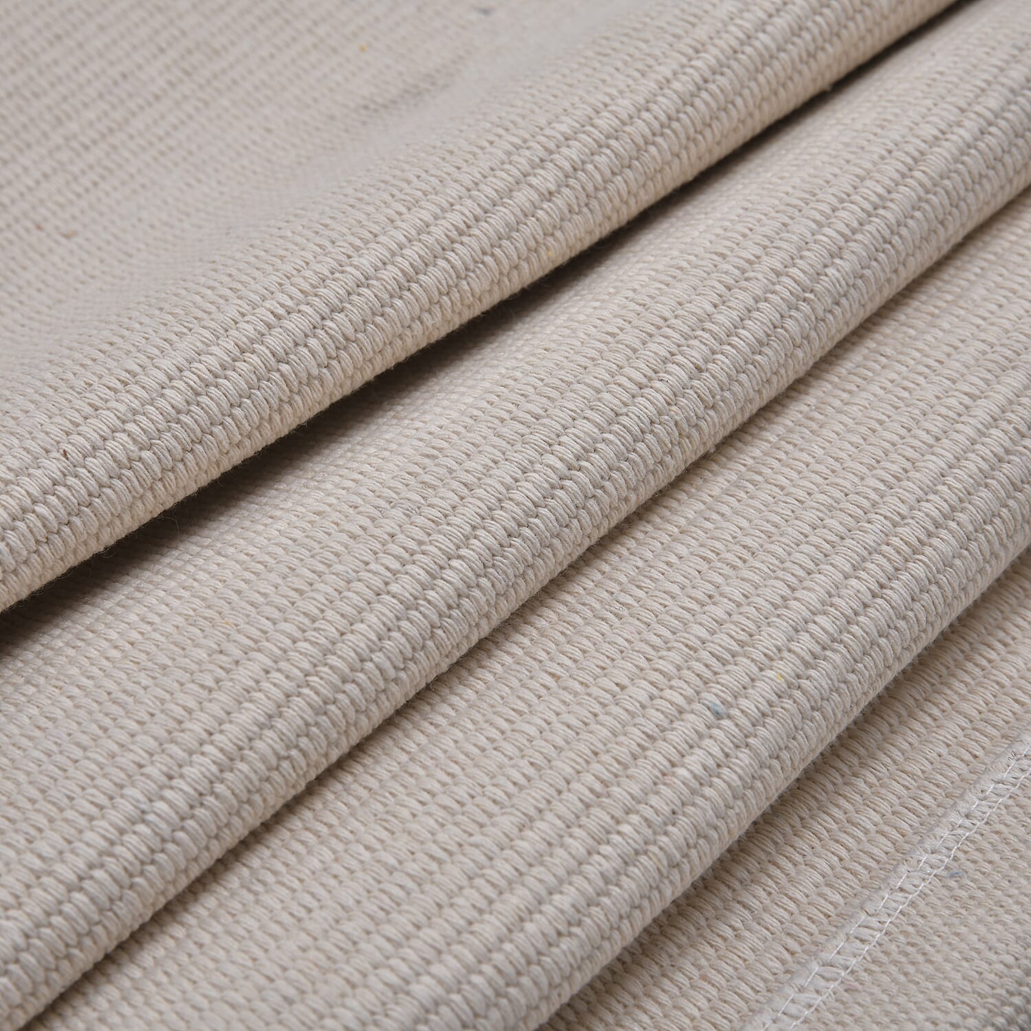 TJC Crane Bird Pattern Wall Hanging Tapestry with Tassel (Size 65x50x18 Cm) - Orange, Cream & Green