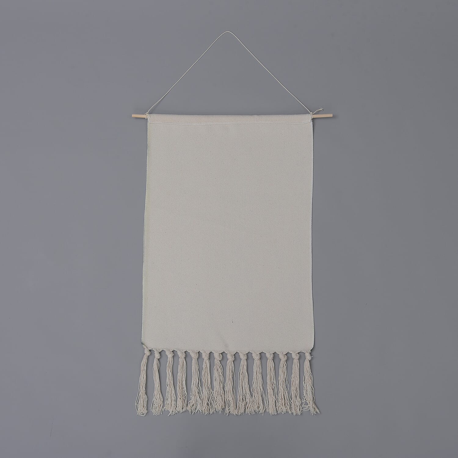 TJC Plant Pattern Wall Hanging Tapestry with Tassel (Size 65x50x18 Cm) - Red & Green