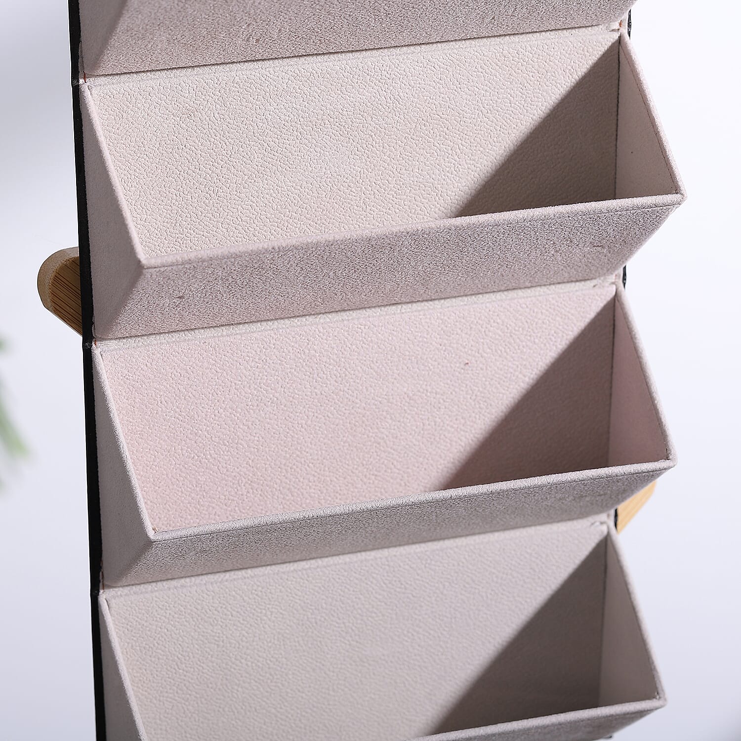 5 Slot Sunglasses Travel Organiser with Handle - Black