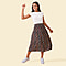TAMSY Printed Skirt (Size L,16 - 18) - Black