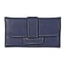 100% Genuine Leather RFID Protected Wallet - Navy Blue