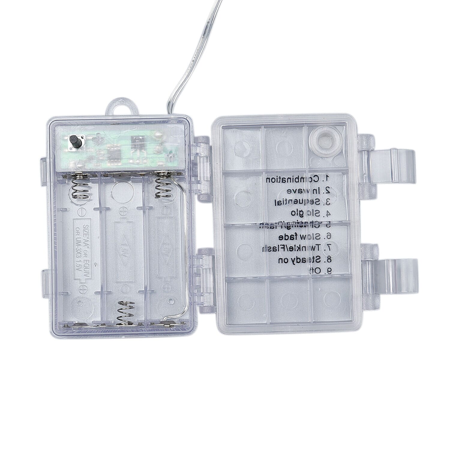 Decorative 200 Micro LED String Warm Lights with Remote Control (3xAA Battery Not Included)