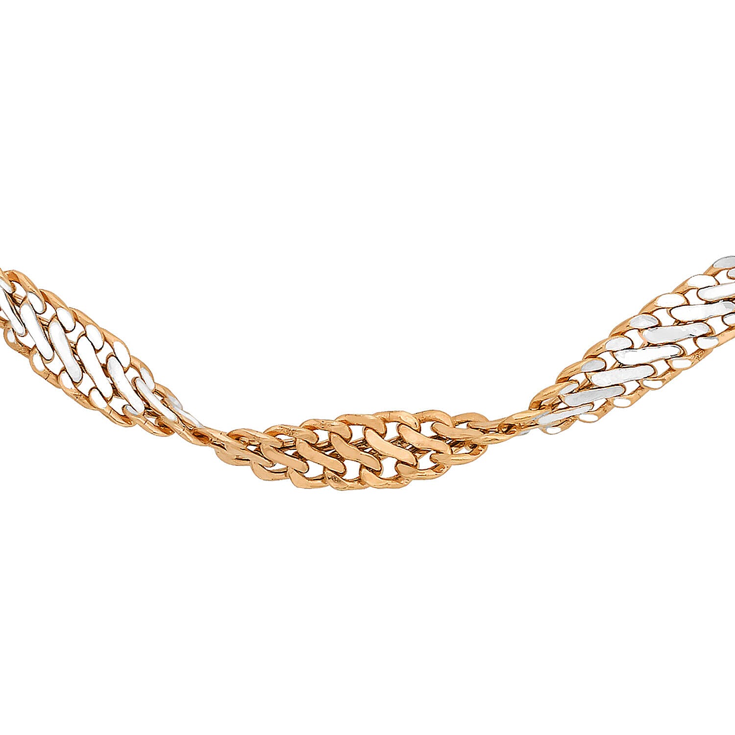 9K White Gold  Chain (Size - 16),  Gold Wt. 2 Gms