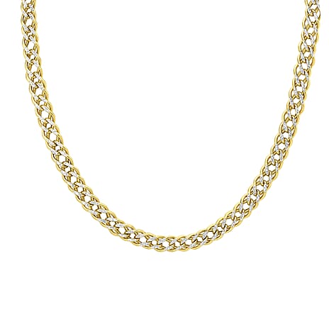 9K White Gold  Chain (Size - 18),  Gold Wt. 12.4 Gms