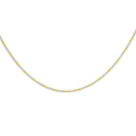 9K White Gold  Chain (Size - 16),  Gold Wt. 1.6 Gms