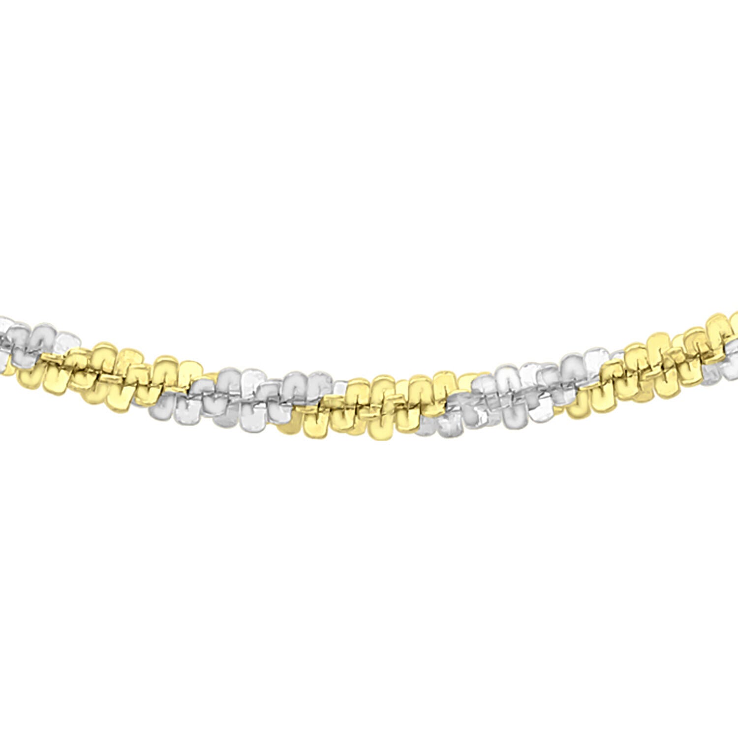 9K White Gold  Chain (Size - 16),  Gold Wt. 1.6 Gms