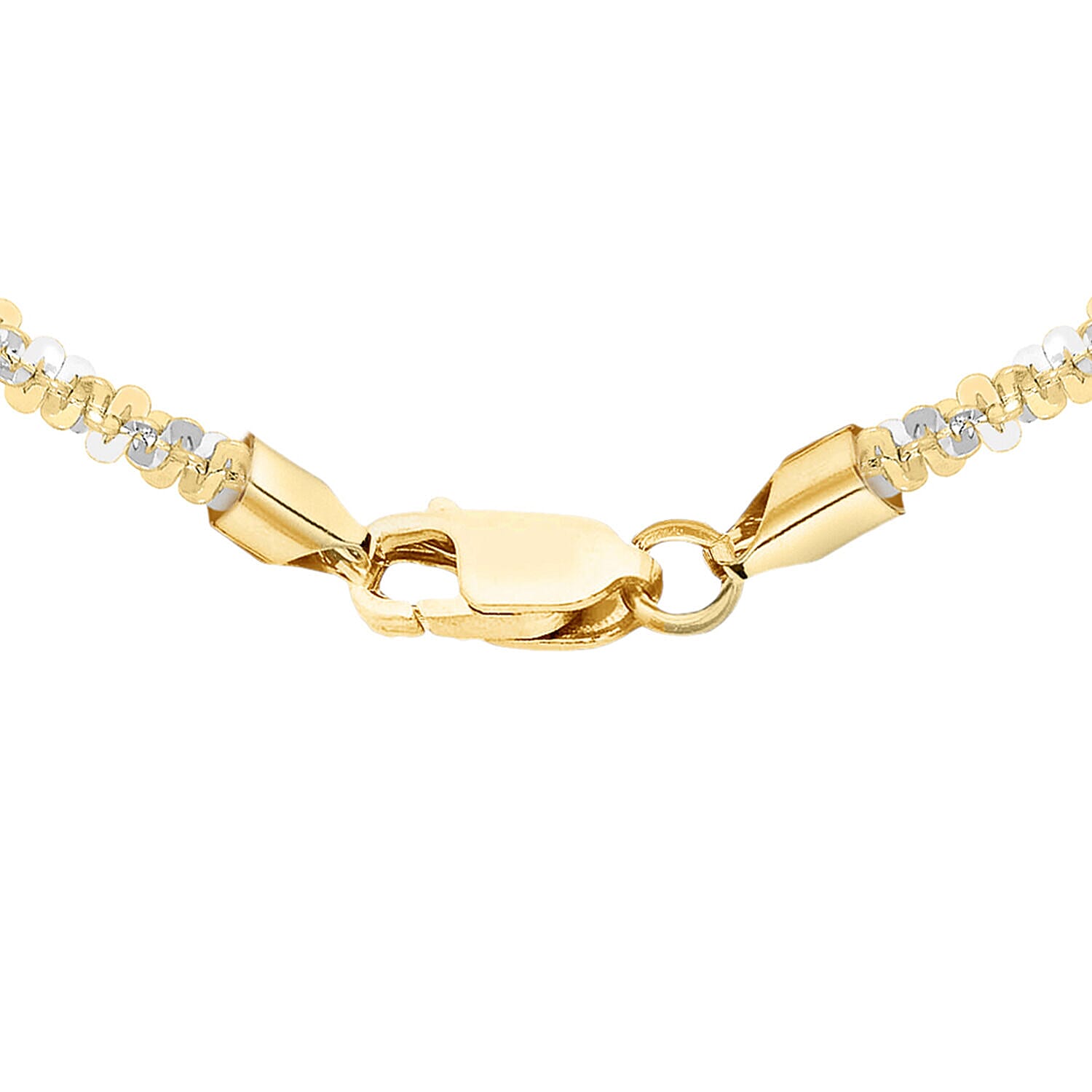 9K White Gold  Chain (Size - 16),  Gold Wt. 1.6 Gms