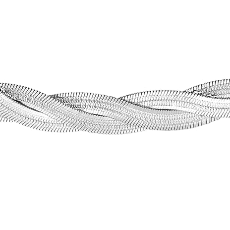 9K White Gold  Chain (Size - 17),  Gold Wt. 8.3 Gms