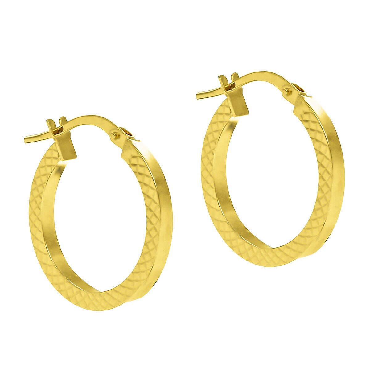 9K Yellow Gold  Earring,  Gold Wt. 1.1 Gms