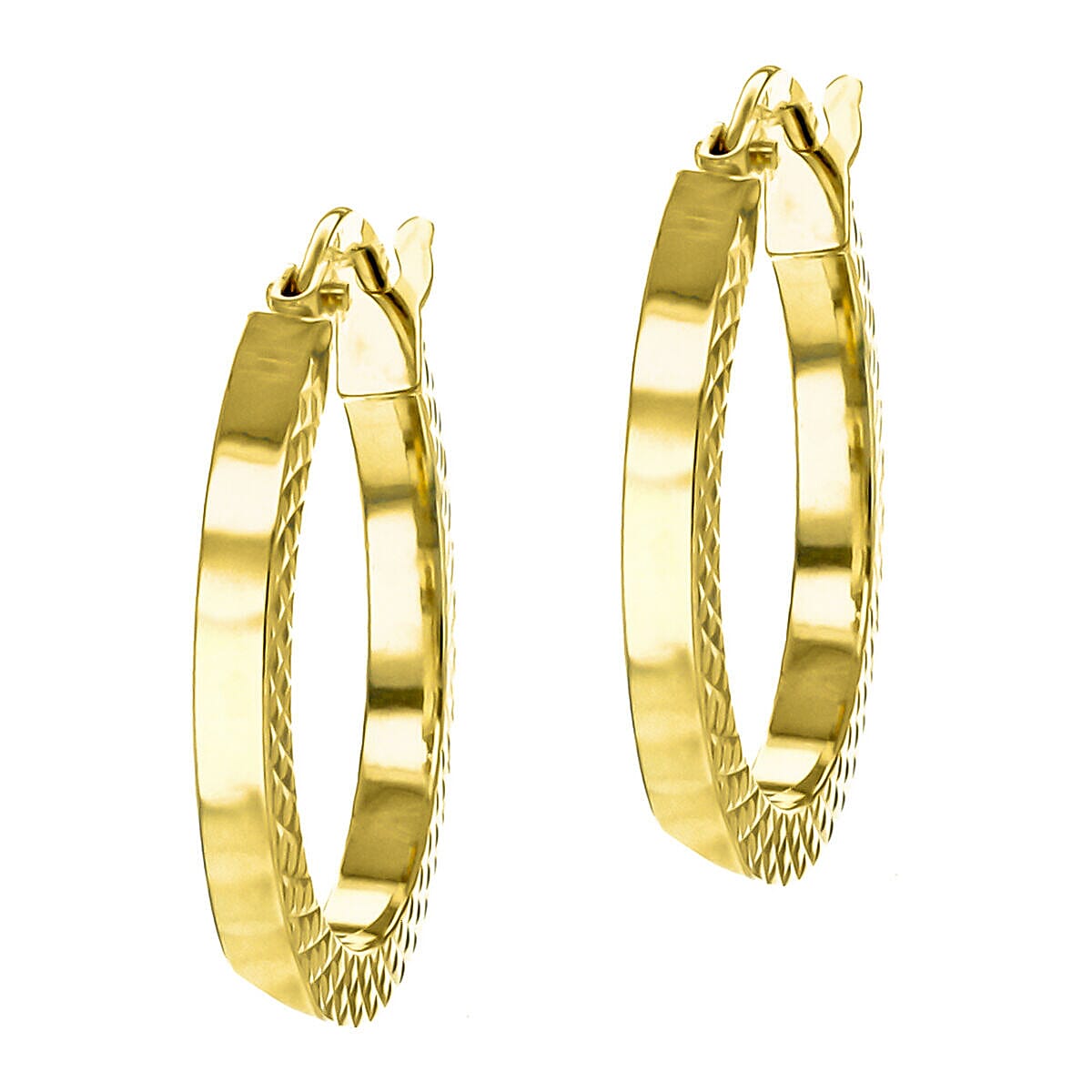 9K Yellow Gold  Earring,  Gold Wt. 1.1 Gms