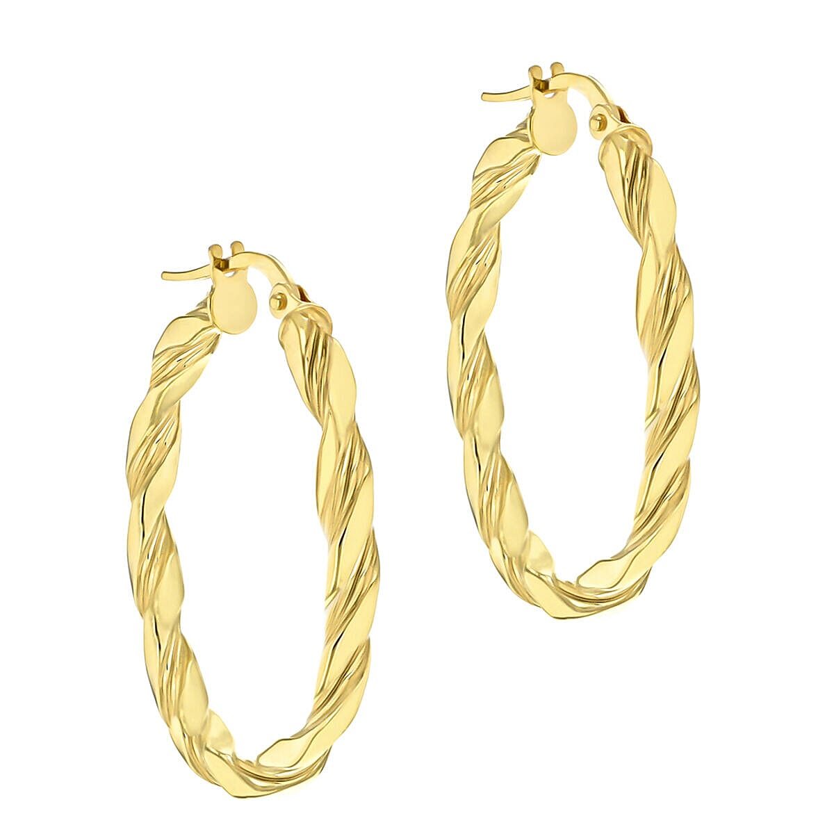 9K Yellow Gold  Earring,  Gold Wt. 1.7 Gms