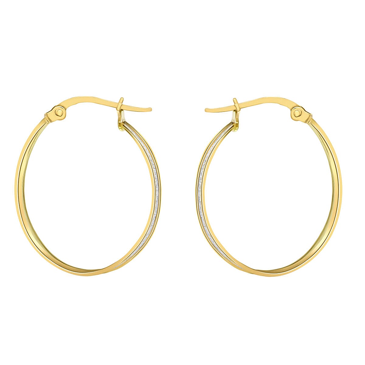 9K Yellow Gold  Earring,  Gold Wt. 1.6 Gms