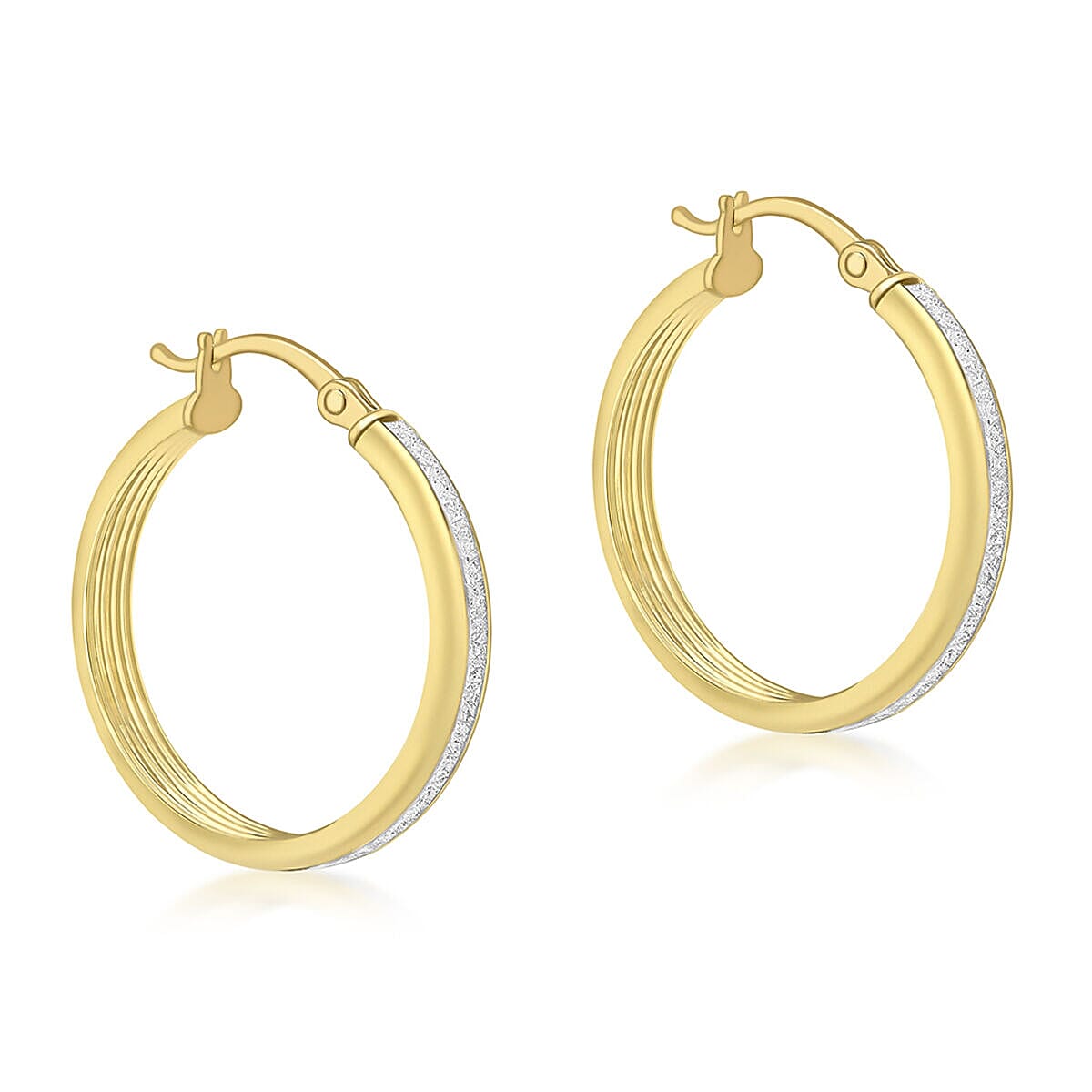 9K Yellow Gold  Earring,  Gold Wt. 1.7 Gms