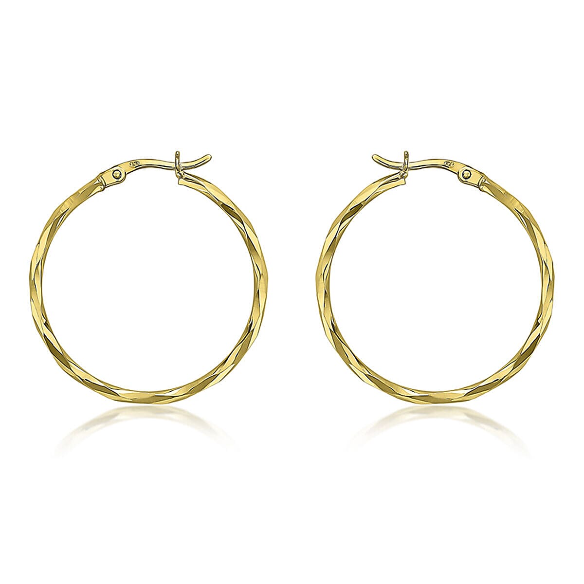 9K Yellow Gold  Earring,  Gold Wt. 1.5 Gms