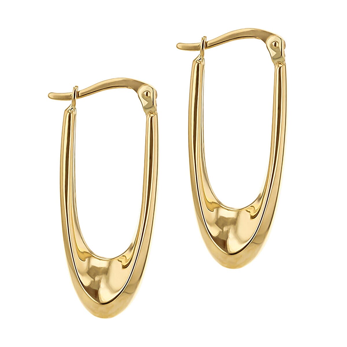 9K Yellow Gold  Earring,  Gold Wt. 1.7 Gms