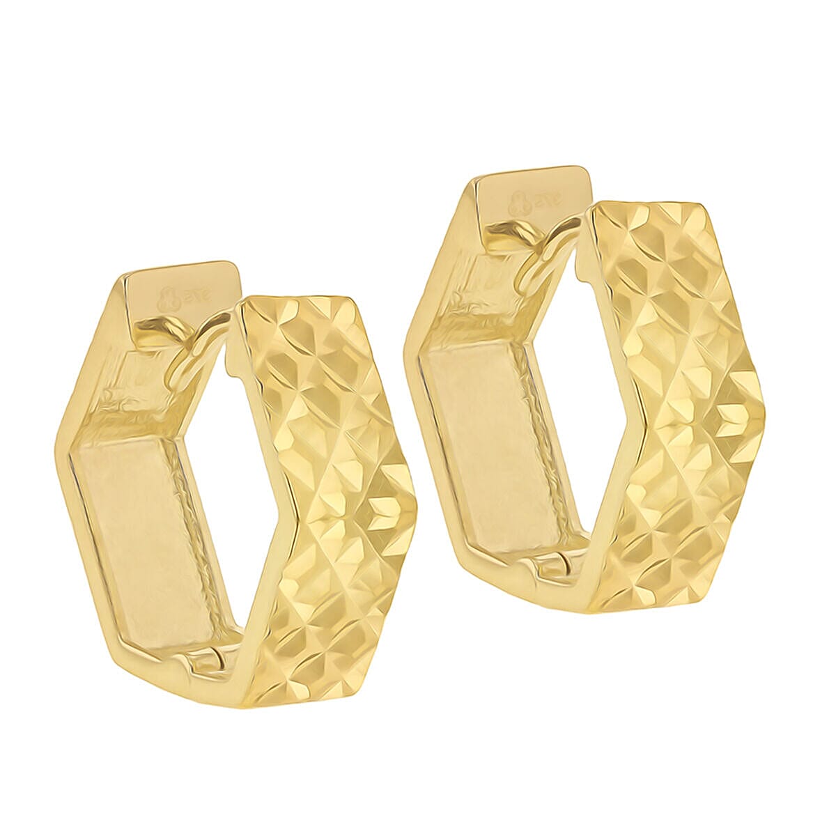 9K Yellow Gold  Earring,  Gold Wt. 1.9 Gms