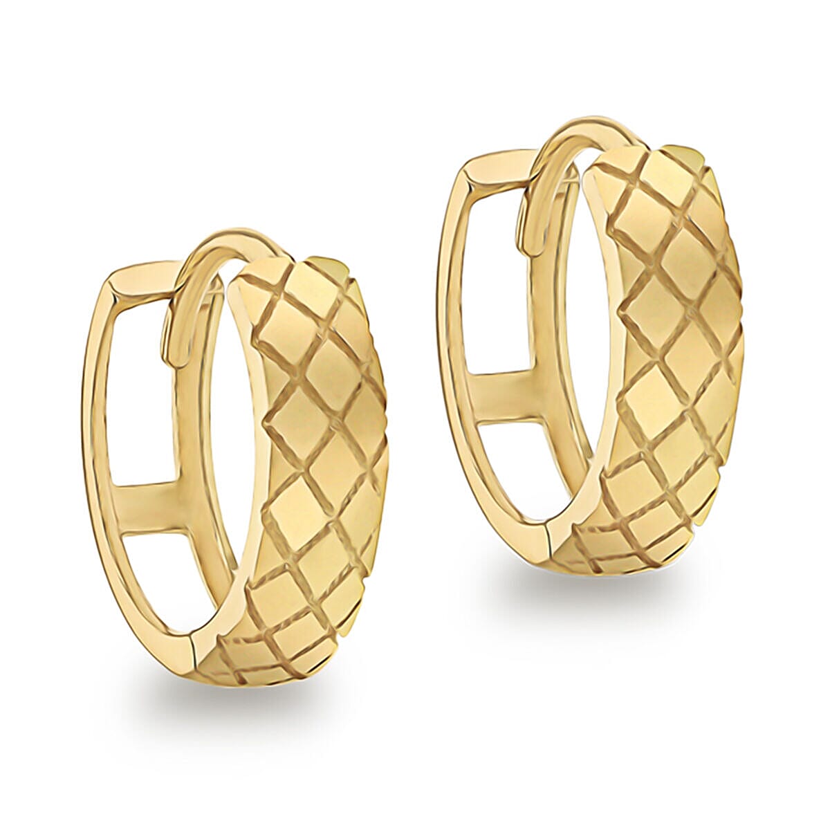 9K Yellow Gold  Earring,  Gold Wt. 1.2 Gms