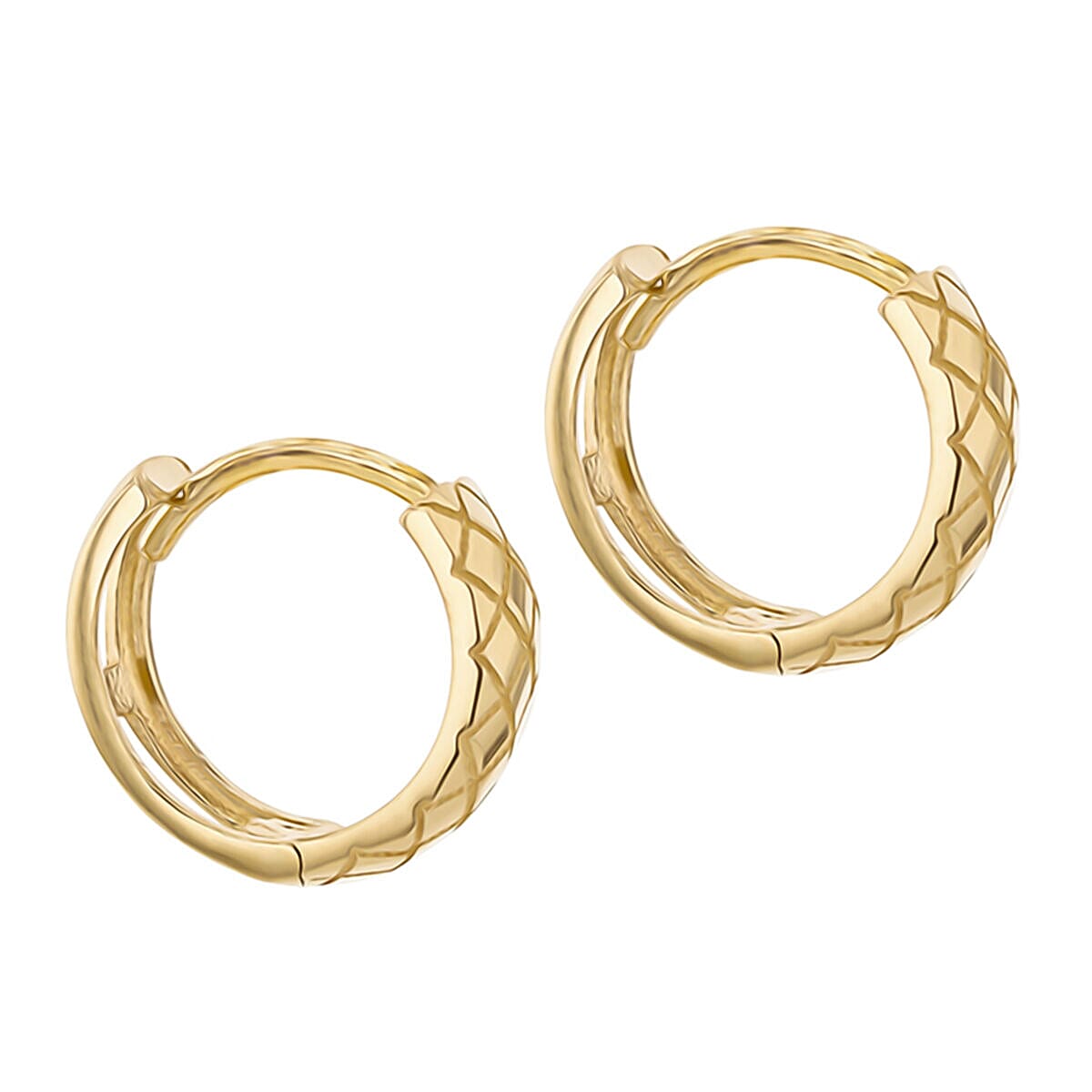 9K Yellow Gold  Earring,  Gold Wt. 1.2 Gms