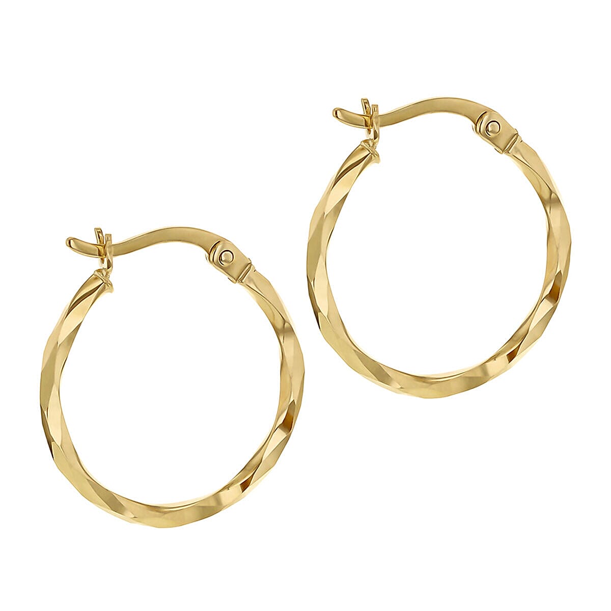 9K Yellow Gold  Earring,  Gold Wt. 1 Gms