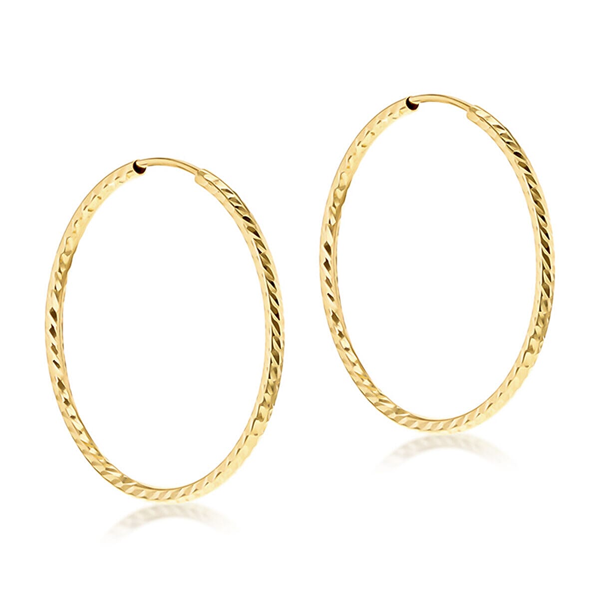 9K Yellow Gold  Earring,  Gold Wt. 1 Gms