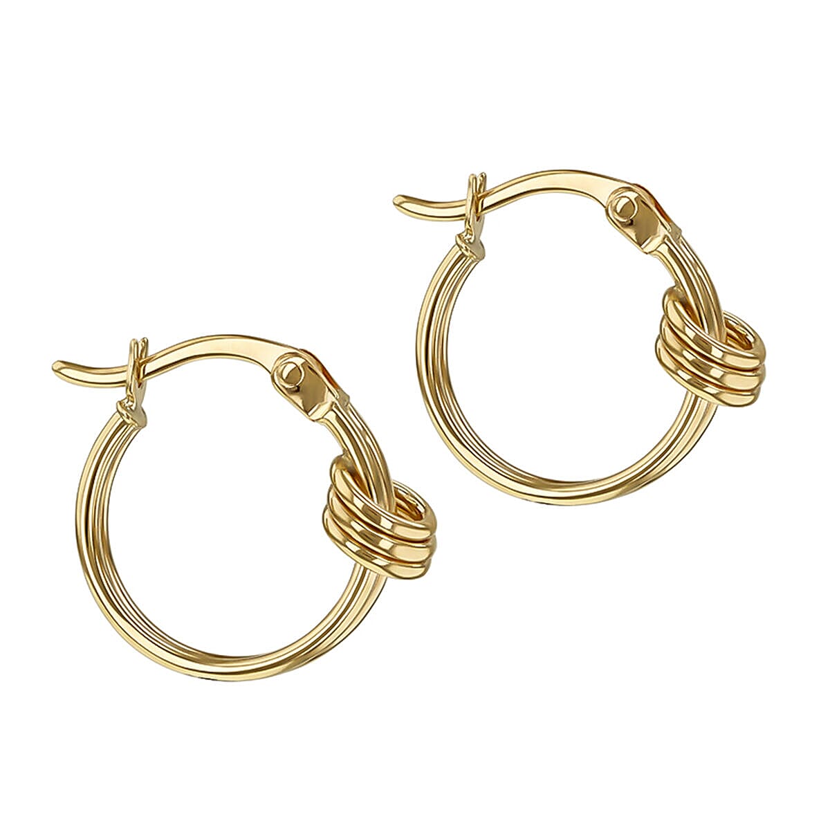 9K Yellow Gold  Earring,  Gold Wt. 1.4 Gms