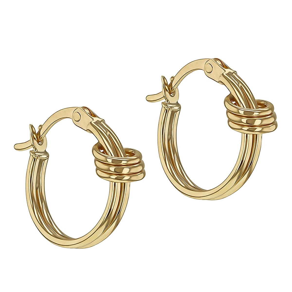 9K Yellow Gold  Earring,  Gold Wt. 1.4 Gms