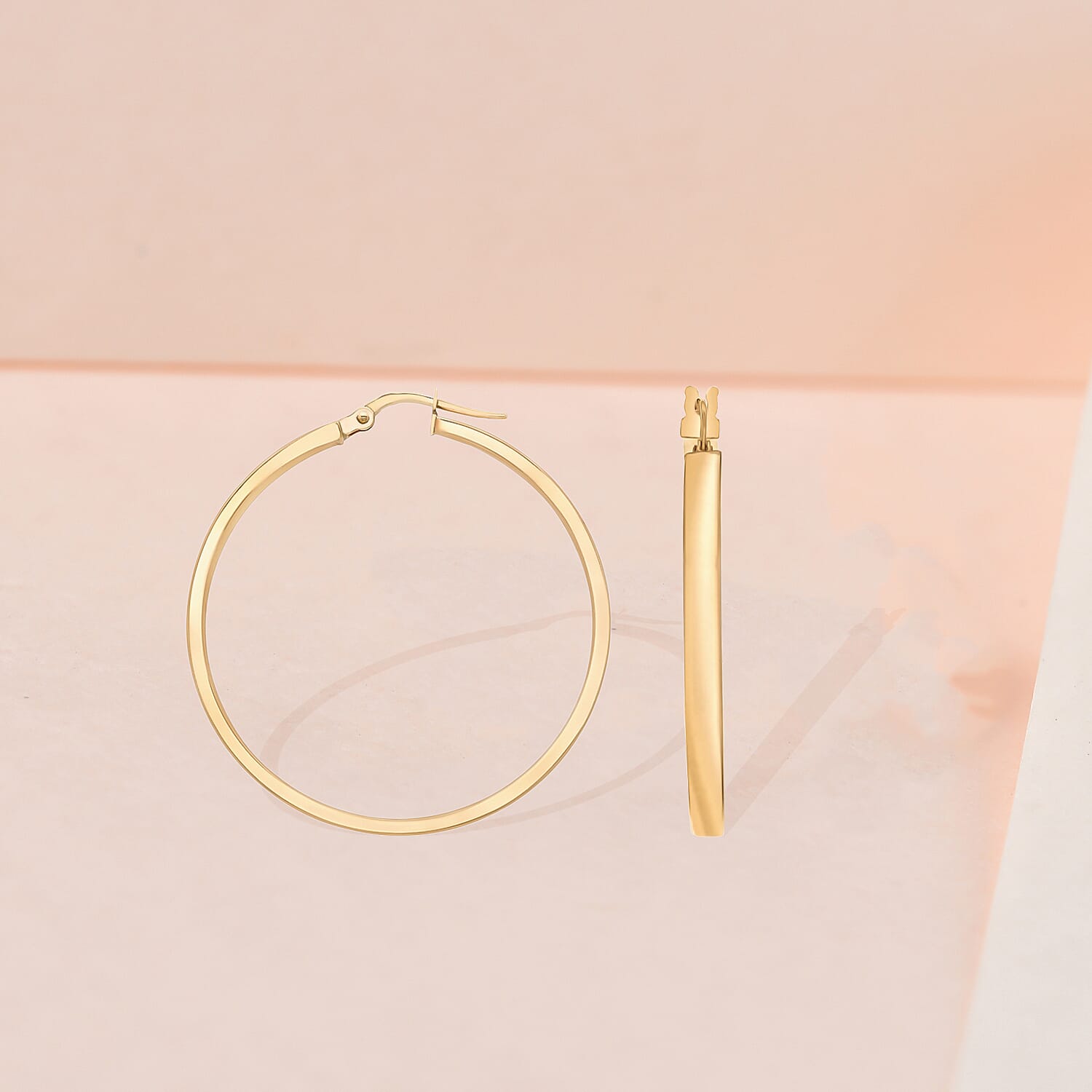 9K Yellow Gold  Earring,  Gold Wt. 1.9 Gms