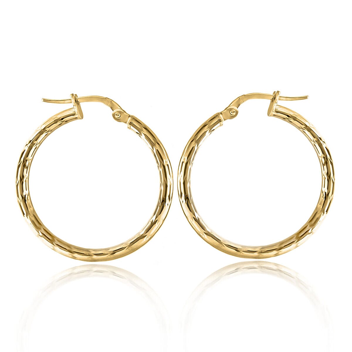 9K Yellow Gold  Earring,  Gold Wt. 1.2 Gms