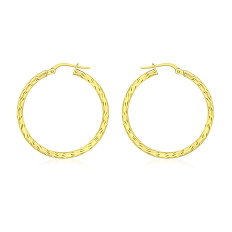 9K Yellow Gold  Earring,  Gold Wt. 1.3 Gms