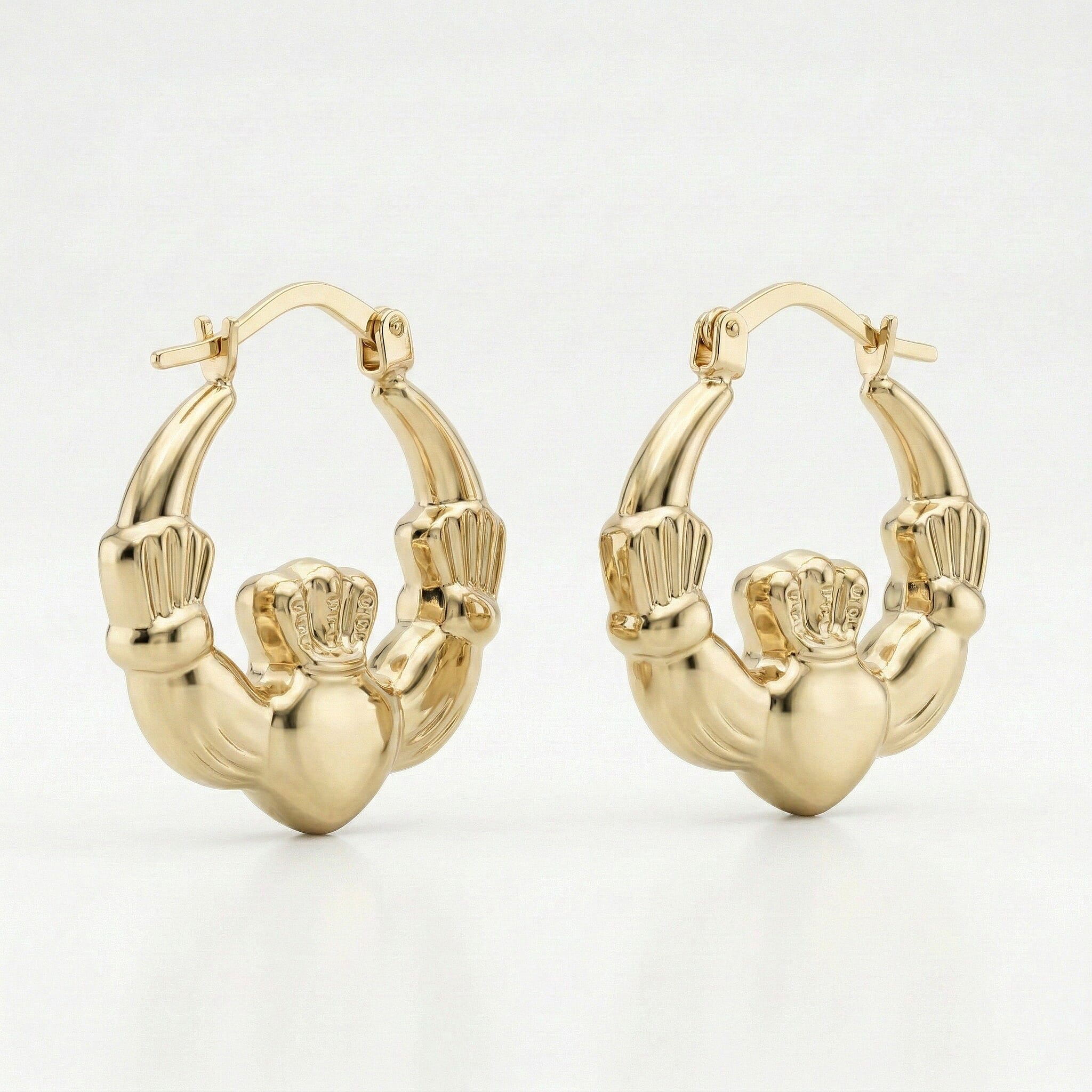 9K Yellow Gold  Earring,  Gold Wt. 0.97 Gms