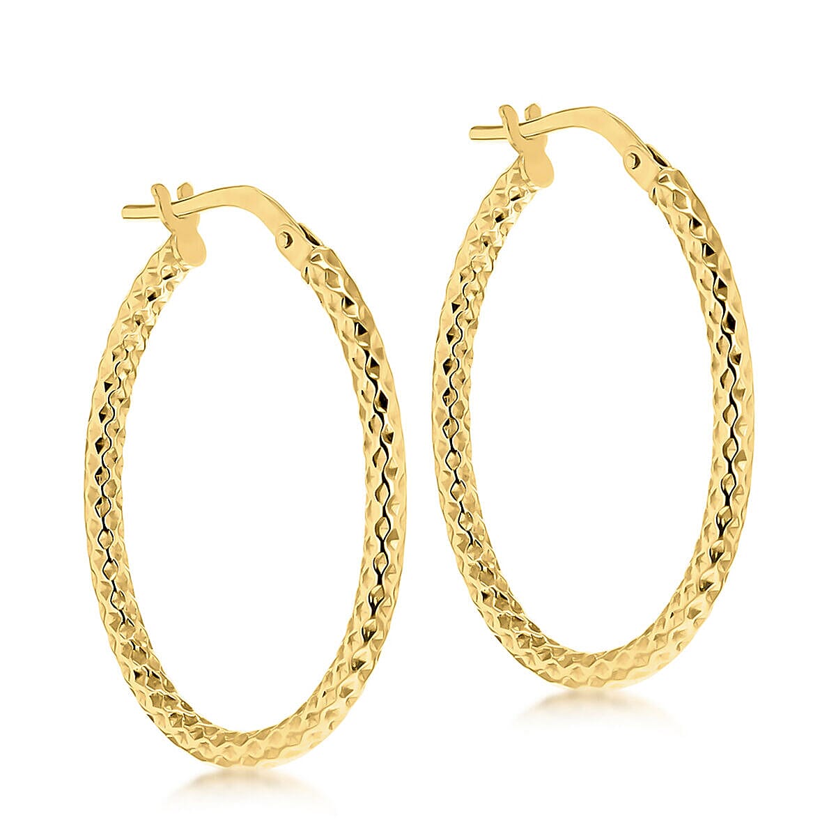 9K Yellow Gold  Earring,  Gold Wt. 1.1 Gms
