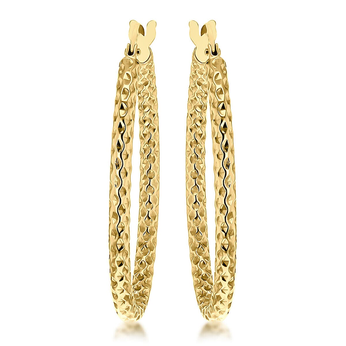 9K Yellow Gold  Earring,  Gold Wt. 1.1 Gms