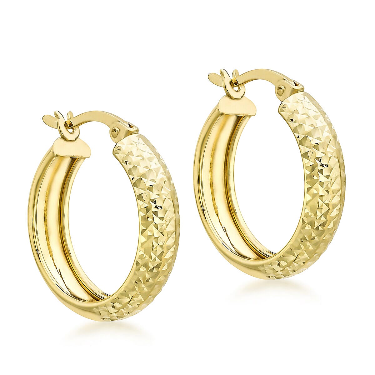 9K Yellow Gold  Earring,  Gold Wt. 1.8 Gms