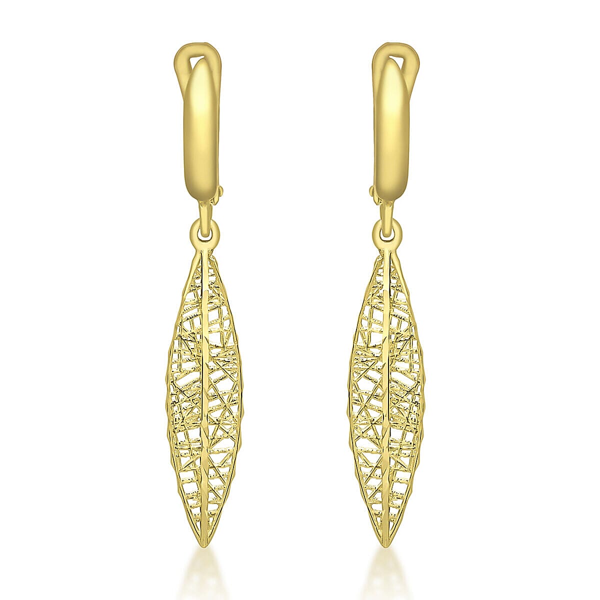 9K Yellow Gold  Earring,  Gold Wt. 2.1 Gms