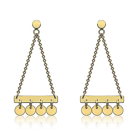 9K Yellow Gold  Earring,  Gold Wt. 1.7 Gms