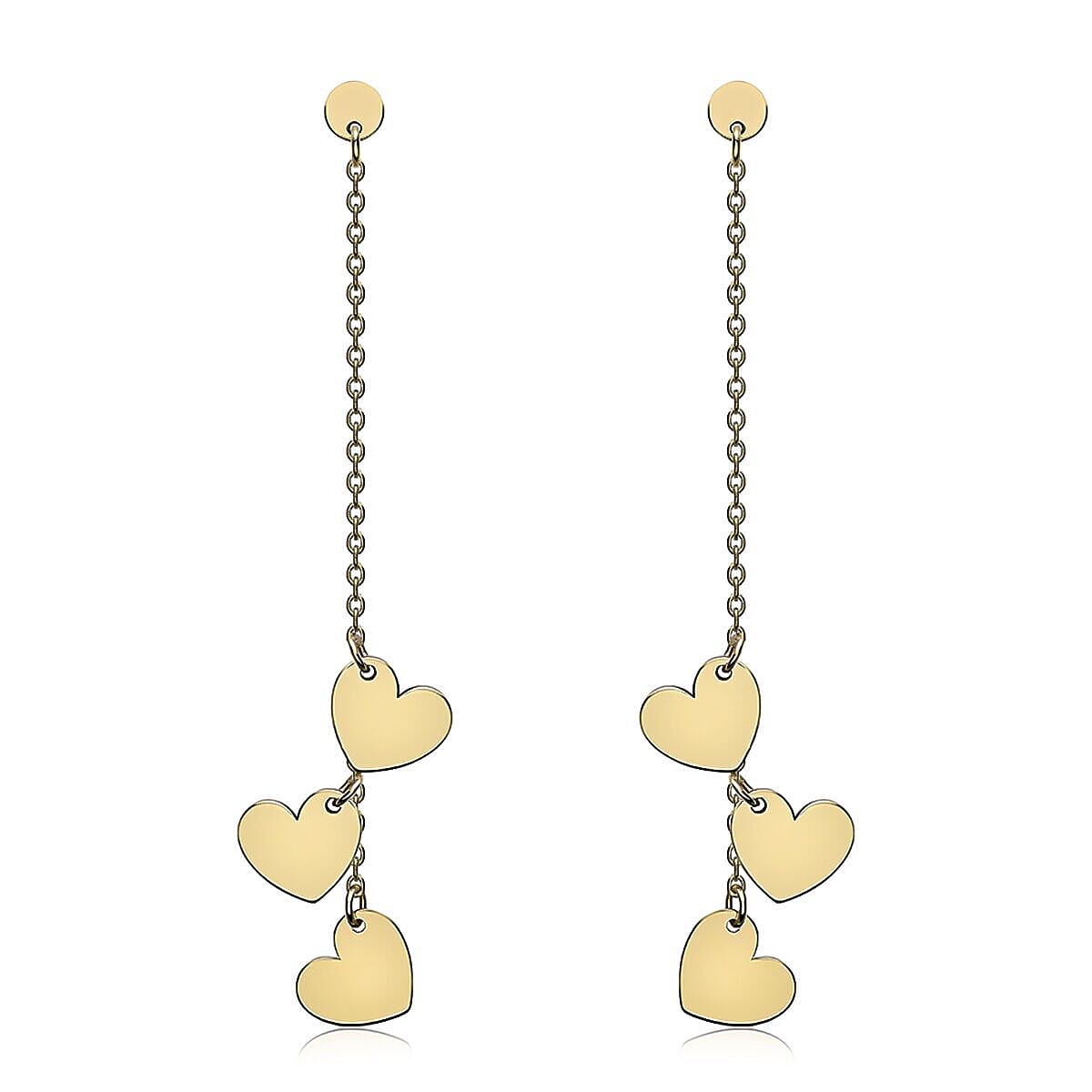 9K Yellow Gold  Earring,  Gold Wt. 1.4 Gms