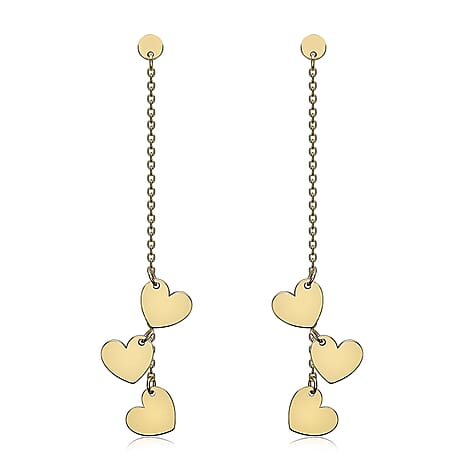 9K Yellow Gold  Earring,  Gold Wt. 1.4 Gms