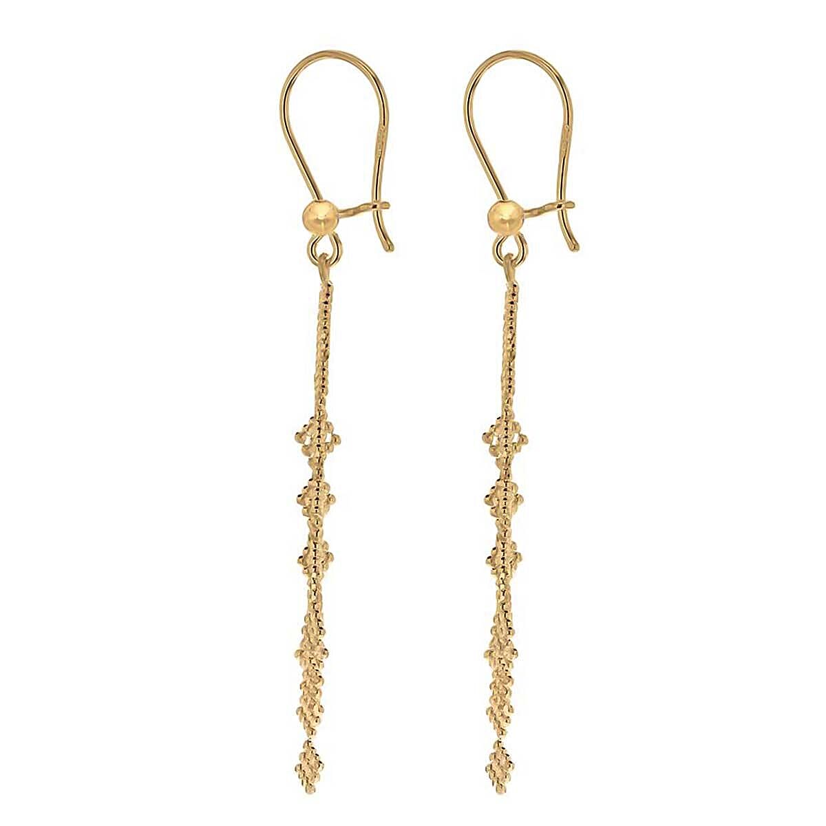 9K Yellow Gold  Earring,  Gold Wt. 2.7 Gms